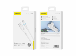 USB-A to USB-C cable Foneng X101 3A, 1.2m (white)