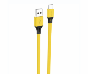 Foneng X96 USB-A to USB-C cable 2.4A, 1m (yellow)