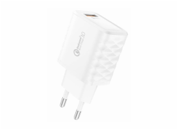 Foneng EU54 18W USB-A, 3A mains charger (White) + USB-A to Lightning cable