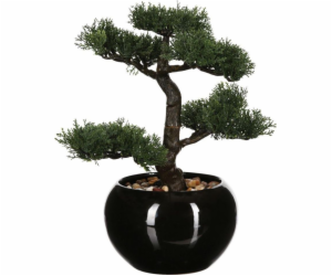 Atmosphera Bonsai strom v černém květináči, 36 cm