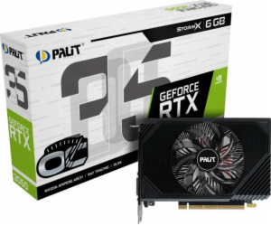 Grafická karta Palit GeForce RTX 3050 StormX OC 6GB GDDR6...