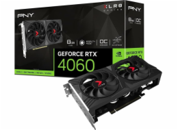 Grafická karta PNY GeForce RTX 4060 XLR8 Gaming Verto OC 8GB GDDR6 (VCG40608DFXPB1-O)