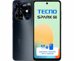 Smartphone Tecno Spark Go 2024 4/64 GB černý (BG6_64+4_GB)