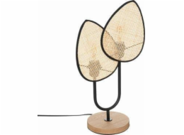 Dekorativní lampa Atmosphera OLME, ratanový oplet, výška 44 cm