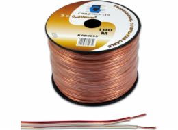 Cabletech KAB0315 Reproduktorový kabel 1,0 mm (100 m role)