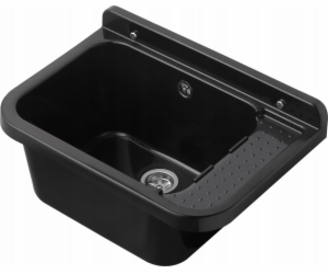 Umyvadlo Hydroland SINK.60 UŽITEČNÁ PROSTOR ČERNÝ POLYPR....