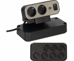 Brennenstuhl TSL ESTILO DUPLEX 7+2 USB TSS