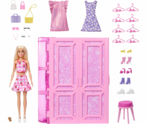 Mattel Barbie Dream Šatní skříň s oblečením Šatní skříň 3...