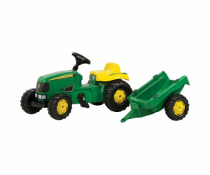 Šlapací traktor Rollytoys John Deere + rollyKid 012190