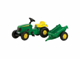 Šlapací traktor Rollytoys John Deere + rollyKid 012190