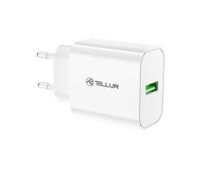 Tellur USB-A Wall Charger 18W with QC3.0 White