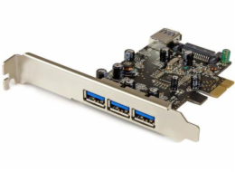 StarTech PCIe 2.0 x1 řadič – 4x USB 3.0 (PEXUSB3S42)