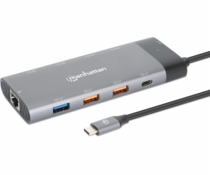 Manhattan USB-C Station/Replicator (130714)