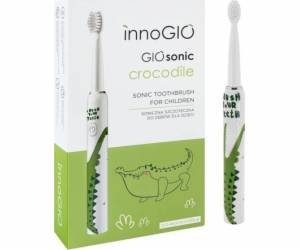 InnoGio GIOSONIC CROCODILE Zelený zubní kartáček