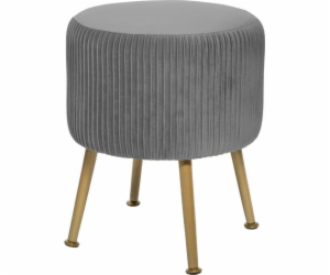 Pouffe do obývacího pokoje Atmosphera SOLARO, 35 cm, šedá