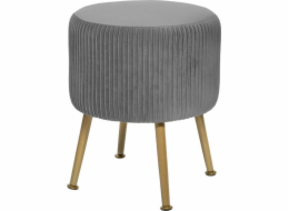 Pouffe do obývacího pokoje Atmosphera SOLARO, 35 cm, šedá