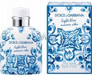 Dolce & Gabbana D&G SVĚTLE MODRÁ LETNÍ VIBES POUR HOMME E...