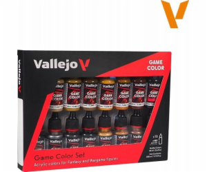 Vallejo : 72 189 – barva hry – kůže a kov (8x18 ml)