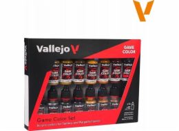 Vallejo : 72 189 – barva hry – kůže a kov (8x18 ml)