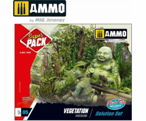 Vallejo Ammo: Super Pack - Sada řešení pro vegetaci