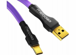 Melodika  MDUAC60 Purple AC USB kabel včetně: pro DAC/zařízení zdravotní - 6m