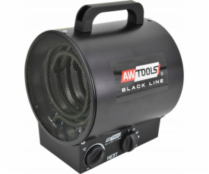 AWTools AW ELEKTRICKÝ TRUBOVÝ OHŘÍVAČ 3KW /BLACK LINE