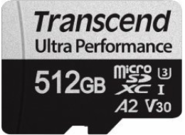 Karta Transcend 340S MicroSDXC 512 GB Class 10 UHS-I/U3 A2 V30 (TS512GUSD340S)