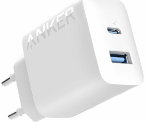 Anker 312 20W 1x USB-A 1x USB-C Bílá nabíječka