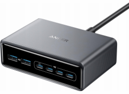 Víceportová nabíječka Anker Prime GaN 2x USB-A 4x USB-C PD 200W Černá