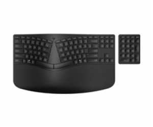 HP 960 Black Ergonomic Wireless Keyboard - bezdrátová erg...