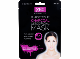 Xpel Body Care Black Tissue Charcoal Detox Facial Mask 28ml