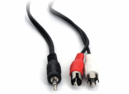 Kabel 2x Cinch na Jack 3.5mm  3m