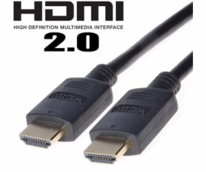 HDMI 2.0 High Speed + Ethernet kabel, zlacené konektory, ...