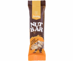 GRIZLY Ořechová tyčinka Nut bar polomáčená 40 g