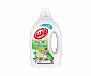 Savo Bez chloru Universal Prací gel, 20 pracích dávek, 1,5 l