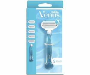 Gillette Venus Smooth Holicí strojek + 5 ks hlavic