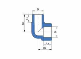 Koleno 02.2020 PPR, 20 mm uvnitř/vně