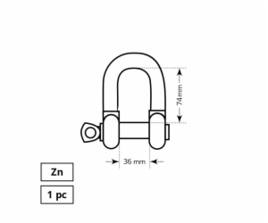 Montážní držák Haushalt, ZN, 1DD, M20, 3/4"