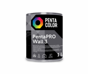 Barva Pentacolor PentaPro Wall 3, bílá, 1l