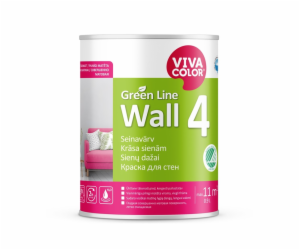 Barva Vivacolor Green Line Wall 4 A, bílá, 0,9l