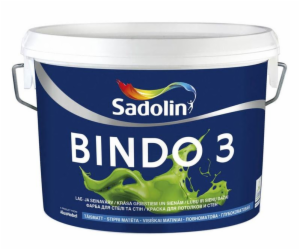 Barva Sadolin Bindo 3 W0/BW, bílá, 2,5l