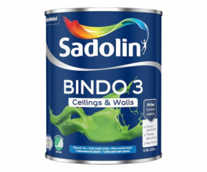 Barva Sadolin Bindo 3 BW, bílá, 0,9l