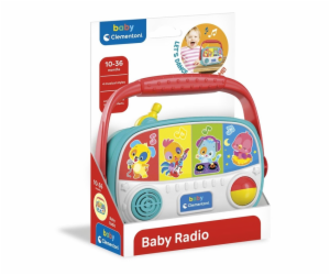 Hračka dětské rádio Baby Clementoni 17459