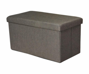 Pouf Domoletti XYF634B, hnědý, 76,5 cm x 40,5 cm x 40,5 cm