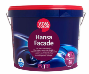 Barva "Hansa Facade LC" pro omítnuté a cihlové fasády; 0,9 l