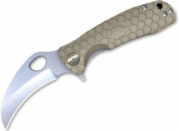 Honey Badger Claw Large Tan Plain Knife