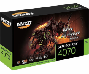 Grafická karta INNO3D RTX 4070 X3 OC 12 GB