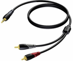 Kabel Procab  CLA711/20 3,5 mm Jack samec stereo - 2 x RC...