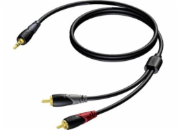 Kabel Procab  CLA711/20 3,5 mm Jack samec stereo - 2 x RCA/Cinch samec 20 m