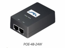 UBNT POE-48-24W [PoE adaptér 48V/0,5A (24W), vč. napájecího kabelu] -rozbaleno